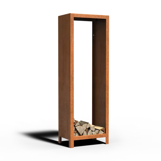 Houtopslag Cortenstaal 60Bx40Dx180H